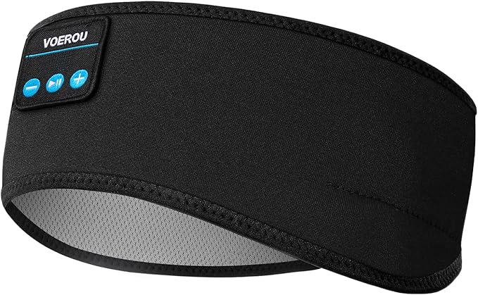 Voerou SleepFit Wireless Headband – Comfort & Sound for Sleep