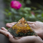 Abundance Energy Orgonite Pyramid - High quality product image