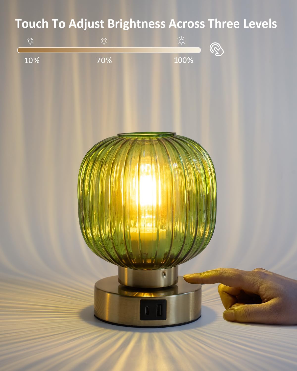 Elenhome LuxeTouch USB Table Lamp – Stylish, Smart, & Functional