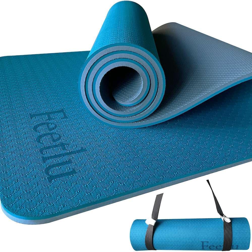 Yoga Mat with Strap for All Workouts