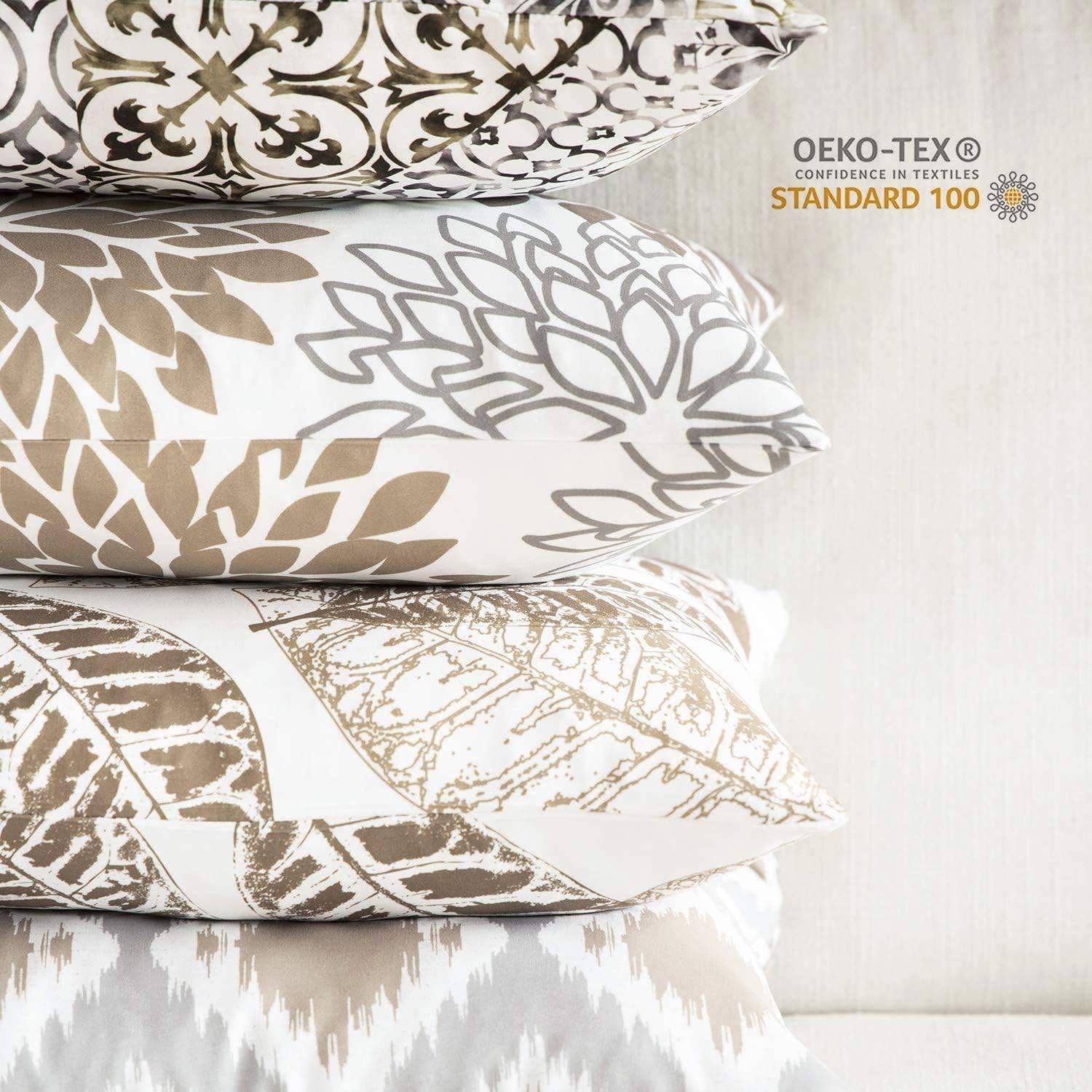 Fall Leaf Geometric Pillow Covers Set - Maria