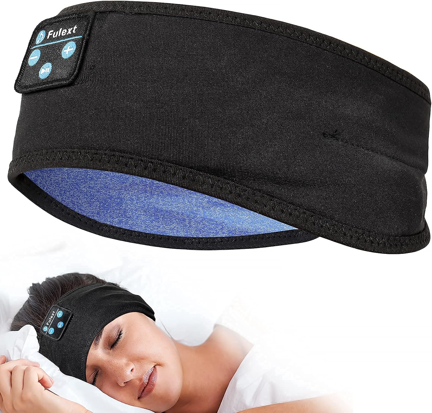 Voerou SleepFit Wireless Headband – Comfort & Sound for Sleep