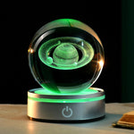 3D Crystal Ball Night Lamp - High quality product image