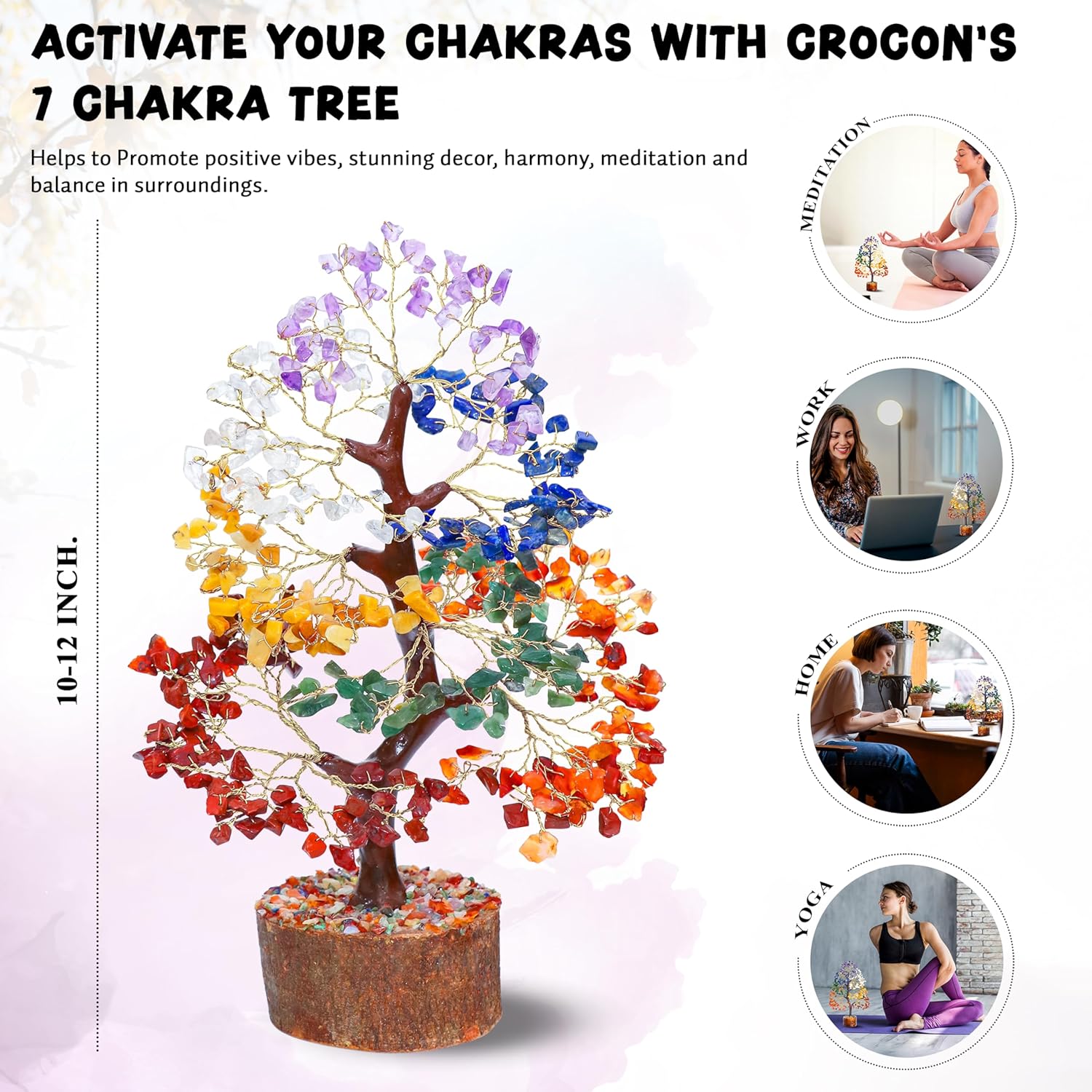 Chakra Harmony Gemstone Tree - High quality product image