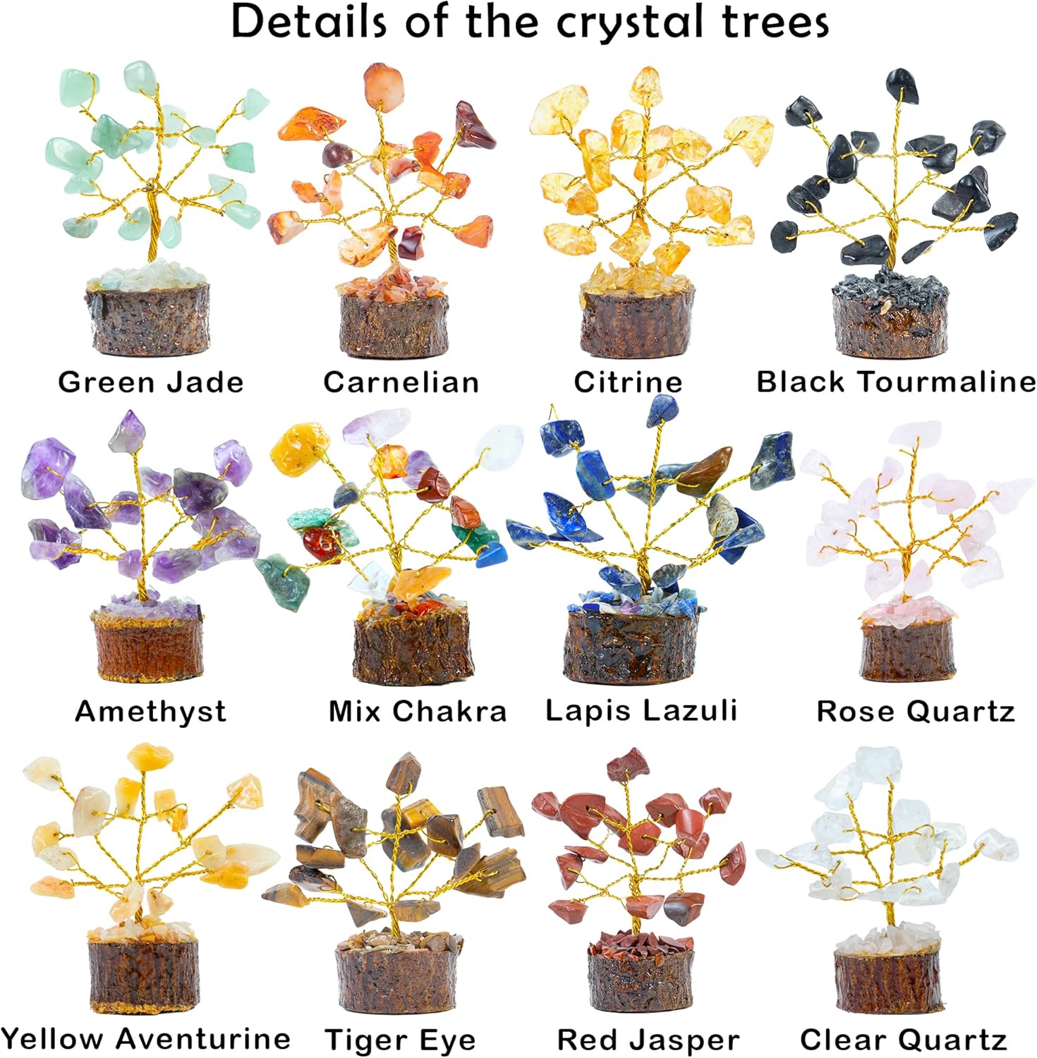 Chakra Harmony Gemstone Tree - High quality product image