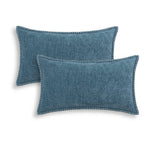 CaliTime Chenille Throw Pillow Covers Set - Maria