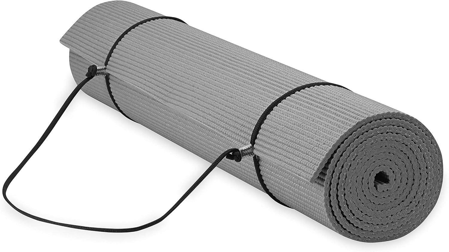 Gray Essentials Premium Yoga Mat with Sling