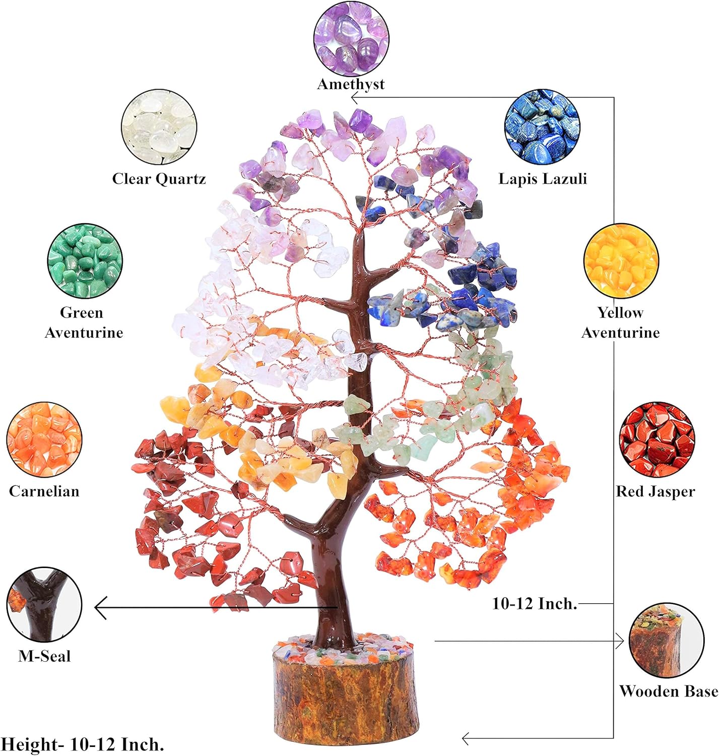 Chakra Harmony Gemstone Tree - High quality product image