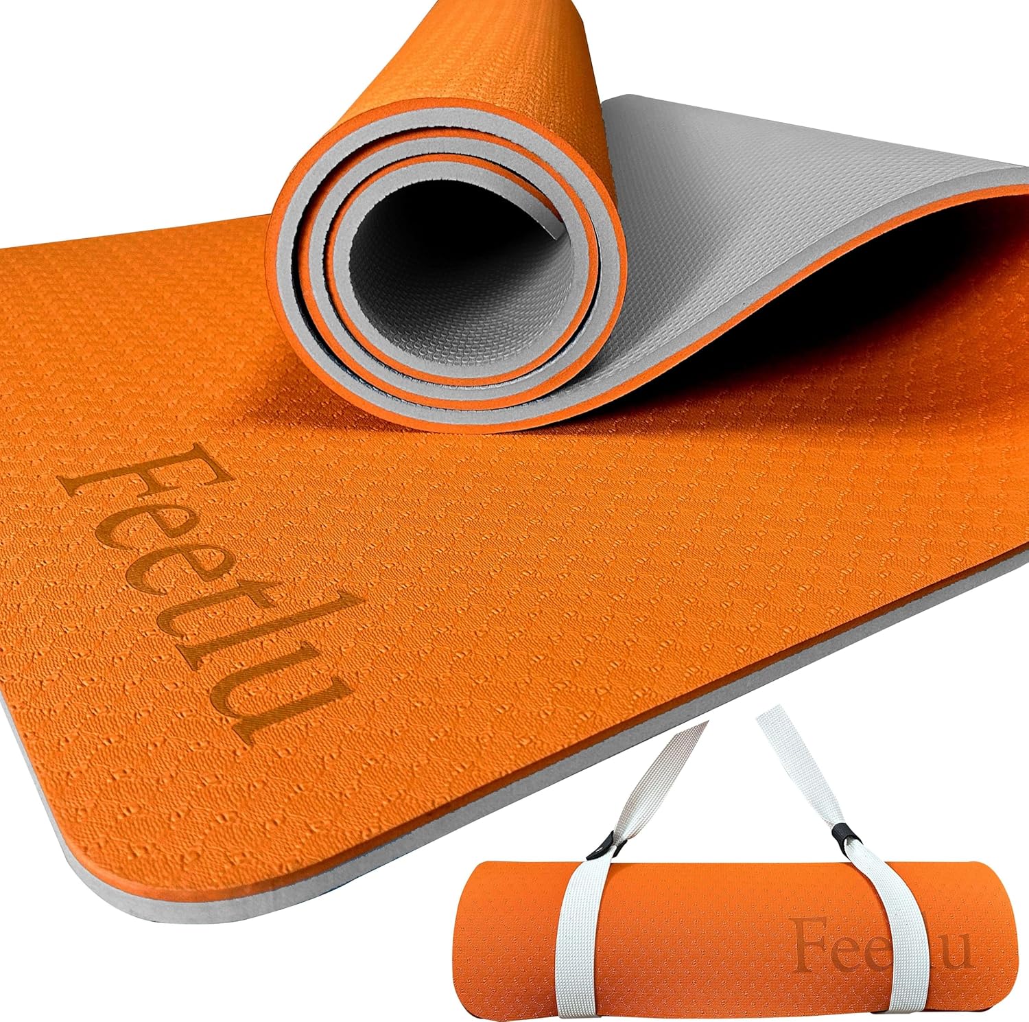 Yoga Mat with Strap for All Workouts