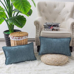 CaliTime Chenille Throw Pillow Covers Set - Maria