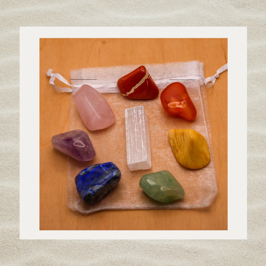 8-Piece Chakra Healing Crystal Set - High quality product image