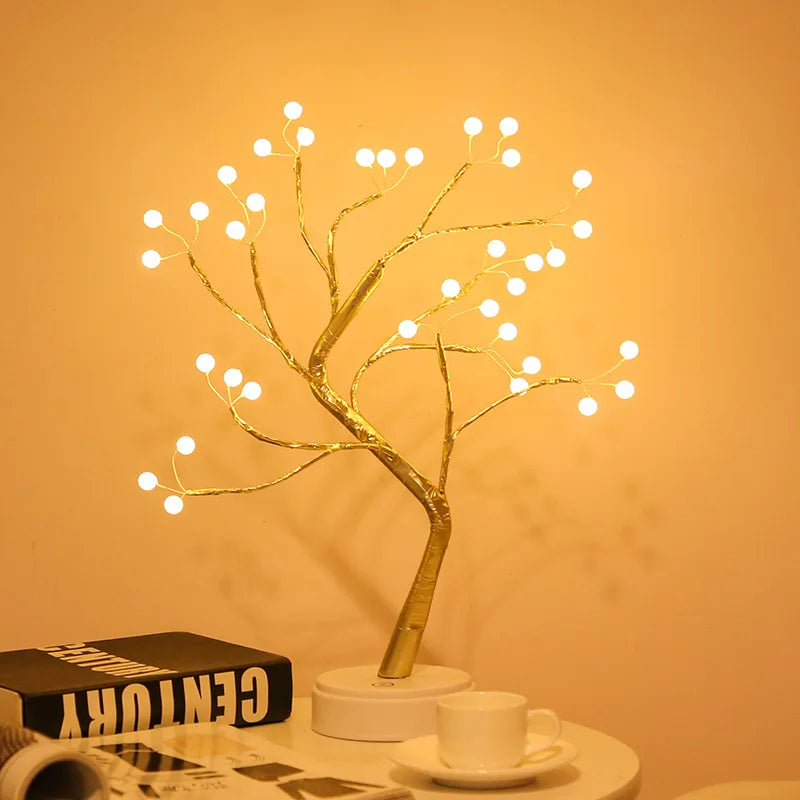 LED Rose Leaf Table Lamp