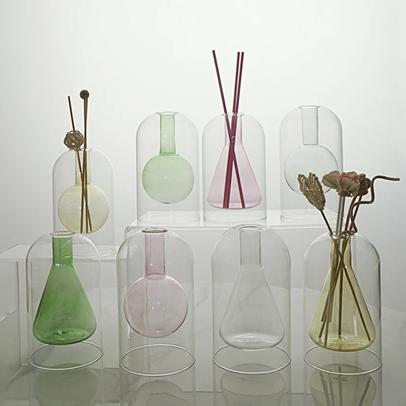 Aromatherapy Glass Diffuser Bottle Set - Maria