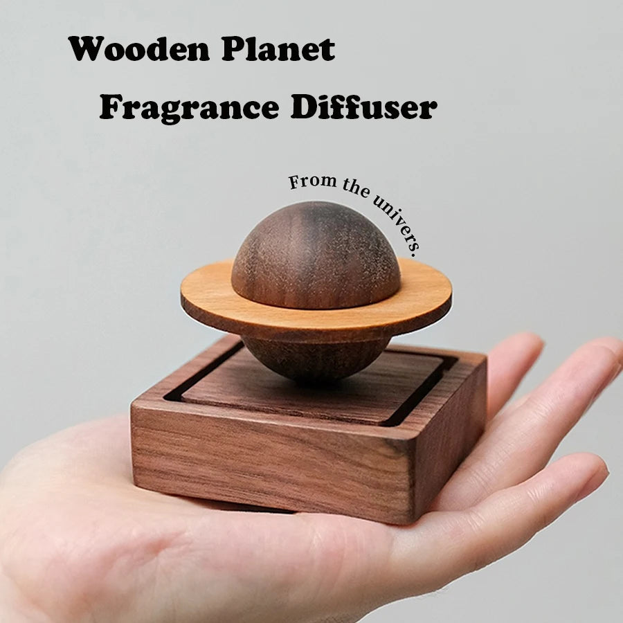 1pcs difuser wood scent No essential oil diffuser Jupiter shape home decoration fresh air present to friend dorm room essentials - High quality product image