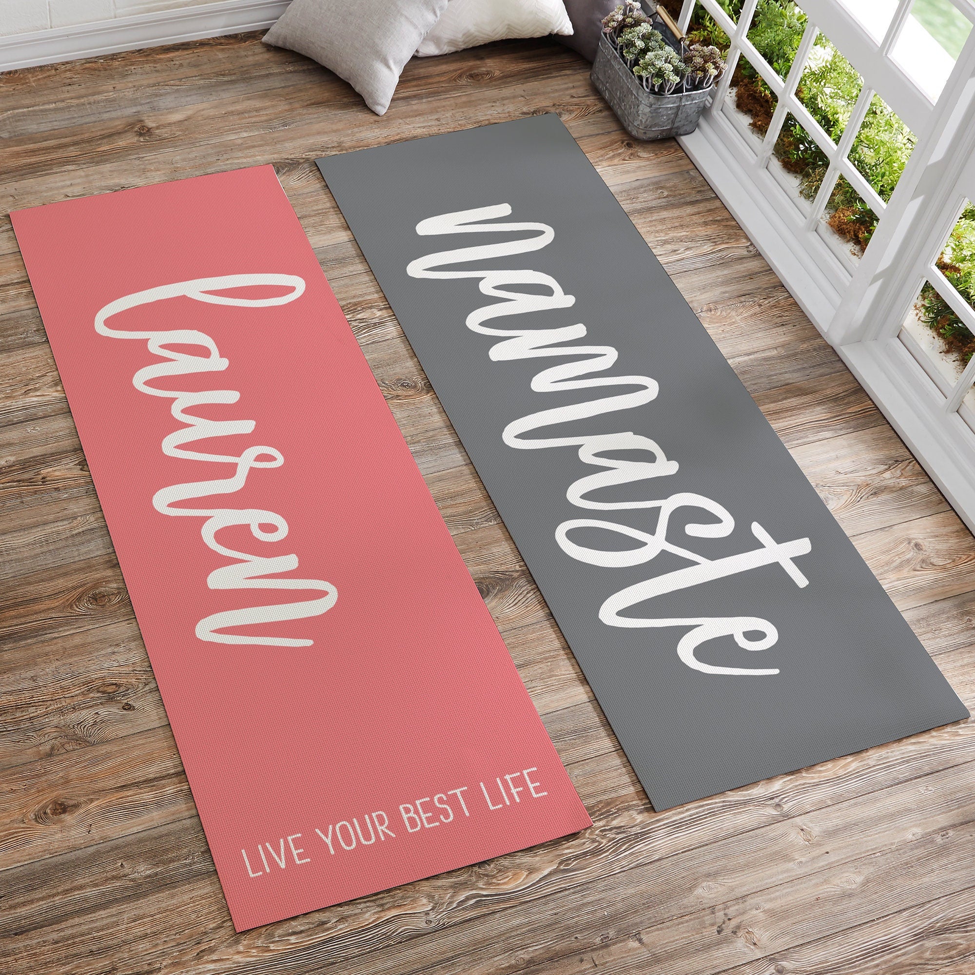 Personalized Scripty Yoga Mat for Her