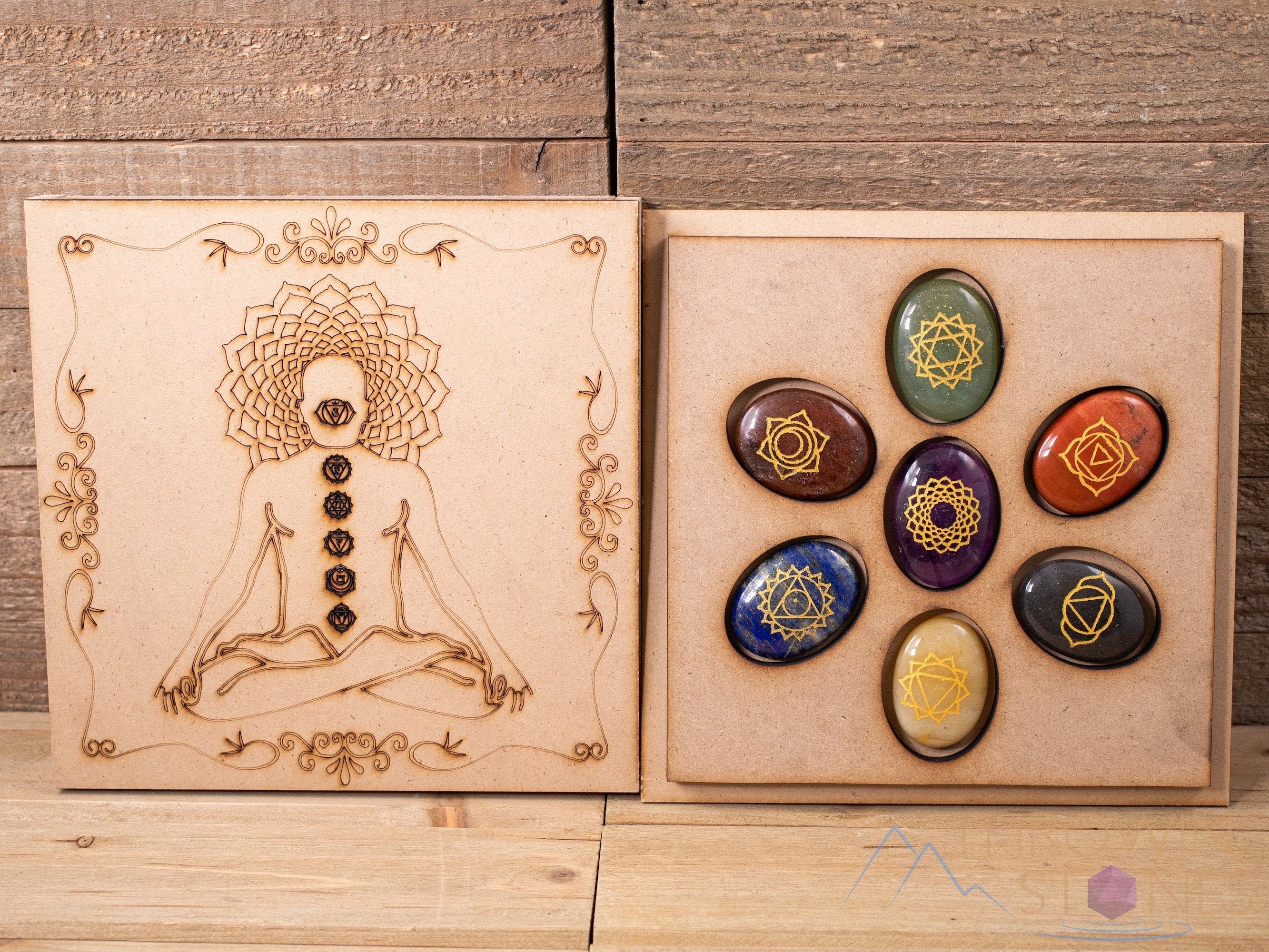 Yoga Chakra Crystals Set