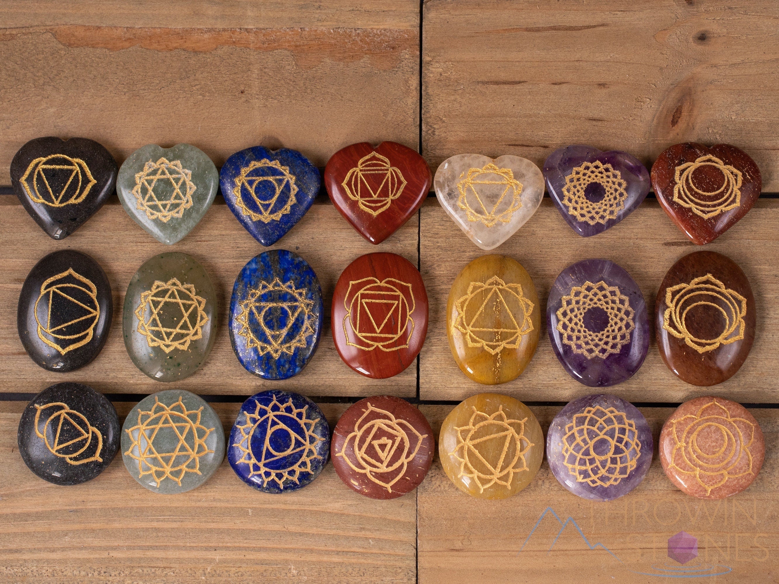 Yoga Chakra Crystals Set